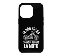 Custodia per iPhone 13 Pro Io Non Russo Sogno Di Guidare La Moto