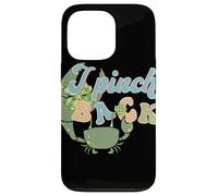 Custodia per iPhone 13 Pro Irish Punch Back Shamrock Crab Lucky St Patricks Art