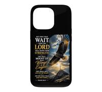 Custodia per iPhone 13 Pro Isaiah 40:31 Wait on the LORD, Renew Strength Eagle