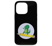 Custodia per iPhone 13 Pro Iscrizione Dino Pencil School
