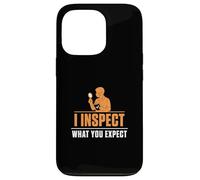 Custodia per iPhone 13 Pro Ispeziono cosa ti aspetti Tecnici di controllo qualità divertenti