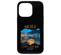 Custodia per iPhone 13 Pro Italia Sicilia turistica Souvenir Castellammare Del Golfo donne