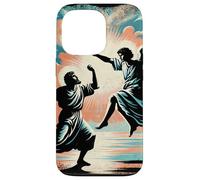 Custodia per iPhone 13 Pro Jacob Wrestling The Angel Empowering Inspiring Bibbia Scena
