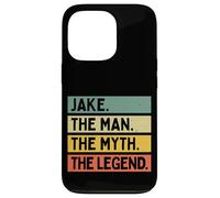Custodia per iPhone 13 Pro Jake The Man The Myth The Legend Citazione personalizzata divertente