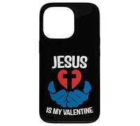 Custodia per iPhone 13 Pro Jesus is My Valentine Funny Valentines Loves Christ Love Day