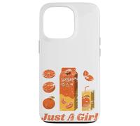 Custodia per iPhone 13 Pro Juice Lover Just A Girl Who Loves Korean Orange Juice