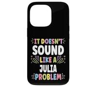 Custodia per iPhone 13 Pro JULIA Personalized Women's Gift Custom JULIA