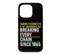 Custodia per iPhone 13 Pro Juneteenth Is My Independence Day 1865 Mamma Papà Bambino Ragazza