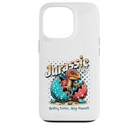 Custodia per iPhone 13 Pro Jurassic Joy Baby Dinosaur Big Heart Cute Dino Art