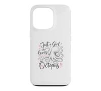 Custodia per iPhone 13 Pro Just a Girl Who Loves an Octopus Cute Octopus