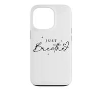 Custodia per iPhone 13 Pro Just Breathe Mindfulness Yoga sollievo dall'ansia