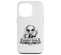 Custodia per iPhone 13 Pro Just Here For The Abduction Divertente Alien abbigliamento