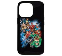 Custodia per iPhone 13 Pro Justice League Mighty Heroes Unite