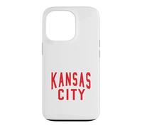 Custodia per iPhone 13 Pro Kc Rosso e Nero Kansas City Old School Throwback