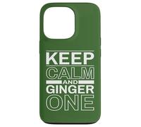 Custodia per iPhone 13 Pro Keep Calm Ginger On Back If Lost or Ubriaco Return To Friends