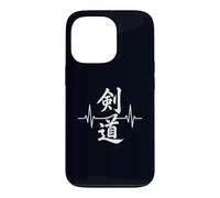 Custodia per iPhone 13 Pro Kendo Heartbeat Giapponese Arti Marziali Lotta con la Spada