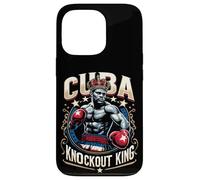 Custodia per iPhone 13 Pro King Cuba Crown Knockout di boxe cubano