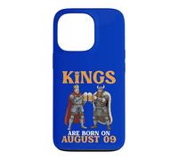 Custodia per iPhone 13 Pro Kings Are Born On August 09 Buon compleanno ai bevitori di birra