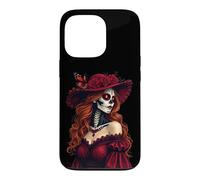 Custodia per iPhone 13 Pro La Catrina Mysterious Beauty Dia de los Muertos Farfalla
