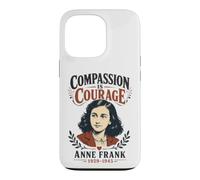 Custodia per iPhone 13 Pro La compassione è coraggio Anne Frank 1929-1945