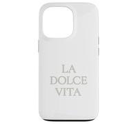 Custodia per iPhone 13 Pro La Dolce Vita - Frase Italiana Minimalista per Dolce Vita