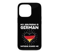 Custodia per iPhone 13 Pro La mia ragazza è tedesca nulla mi spaventa - Germania Cuore