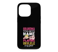 Custodia per iPhone 13 Pro La nonna è il mio nome che gioca a ukulele è il mio giocatore di gioco