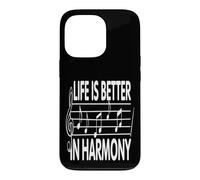 Custodia per iPhone 13 Pro La vita è migliore in Harmony Music Lover