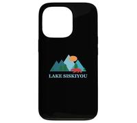 Custodia per iPhone 13 Pro Lake Siskiyou Northern California Mt. Shasta Vintage Logo
