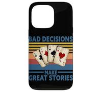 Custodia per iPhone 13 Pro Le decisioni sbagliate rendono grandi storie divertenti Poker Casino Retro