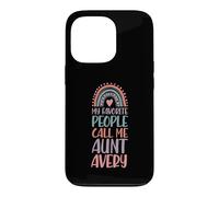 Custodia per iPhone 13 Pro Le mie persone preferite mi chiamano zia Avery Nome zia