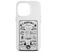 Custodia per iPhone 13 Pro Le regole del campeggio sono il campeggio La vita è il