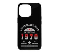 Custodia per iPhone 13 Pro Legends Are Born In The Year 1970 Compleanno Vintage 70