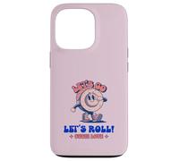 Custodia per iPhone 13 Pro Let's Go Let's Roll Sushi Love (Grafica divertente)