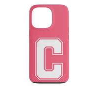 Custodia per iPhone 13 Pro Lettera C Big Bold Capital Varsity Alphabet Monogram