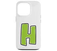 Custodia per iPhone 13 Pro Lettera H alfabeto corrispondenza
