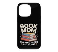 Custodia per iPhone 13 Pro Libro Mamma Girare Pagine Nessun Piano Lettura Amante