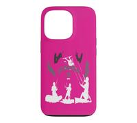 Custodia per iPhone 13 Pro Life Begins At Twenty Knots For Kite Surfers Bianco Grigio
