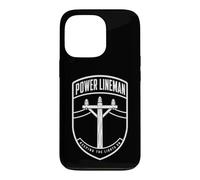 Custodia per iPhone 13 Pro Lineman di potere tenere le luci accese