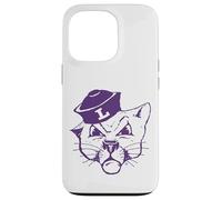 Custodia per iPhone 13 Pro Linfield University Wildcats Mack Mascot Head Mark