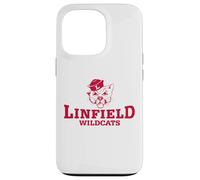 Custodia per iPhone 13 Pro Linfield University Wildcats Mack Mascot Stacked