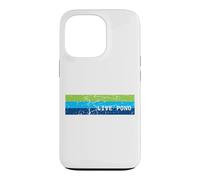 Custodia per iPhone 13 Pro Live Pono Hawaii equilibrio natura armonia aloha ohana blues