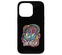 Custodia per iPhone 13 Pro Live To Flip Pinball Machine Retro Arcade Gamer