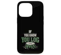 Custodia per iPhone 13 Pro Logger Humor Logging Identity Logger sono un regalo diverso