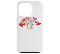 Custodia per iPhone 13 Pro Looney Tunes Bugs and Lola Loved Up Valentine's Day