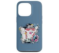 Custodia per iPhone 13 Pro Looney Tunes Taz Breaks Doors
