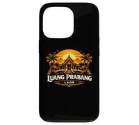 Custodia per iPhone 13 Pro Luang Prabang Laos Tramonto Tempio Viaggi Design