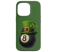 Custodia per iPhone 13 Pro Lucky Eight 8 Ball Shirt with Shamrock and Four Leaf Clover