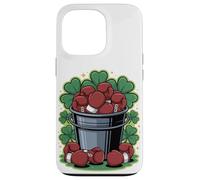 Custodia per iPhone 13 Pro Lucky St. Patrick's Day Boxing Gloves Bucket Clover