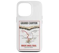 Custodia per iPhone 13 Pro Luminoso Angelo Trail Vintage Mappa Grand Canyon South Rim Az